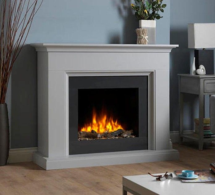 Freestanding Fireplace Mantel Luxury Amalfi Led Electric Suite Cyprus House