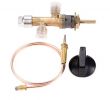 Gas Fireplace thermocouple Replacement Best Of Aupoko Gas Control Cock Valve with thermocouple and Knob Switch Lpg Low Pressure Propane Gas Safety Valve Kit with Flare Thread 5 8 18unf Inlet &