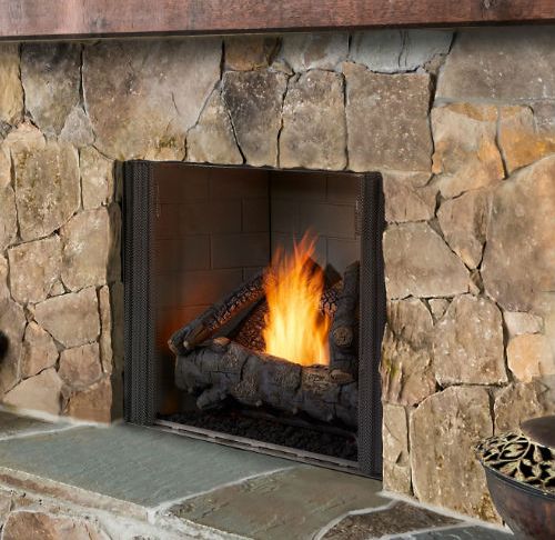 Gas Log Fireplace Kit Inspirational Outdoor Lifestyles Courtyard 36&quot; Outdoor Traditional Fireplace with Intellifireª Ignition Odcoug 36t