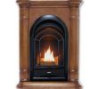 Indoor Outdoor See Through Gas Fireplace New 28 In Ventless Dual Fuel Fireplace In Walnut Finish with thermostat Control