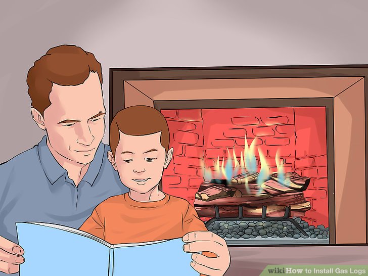 Installing Gas Fireplace Insert Awesome How to Install Gas Logs 13 Steps with Wikihow