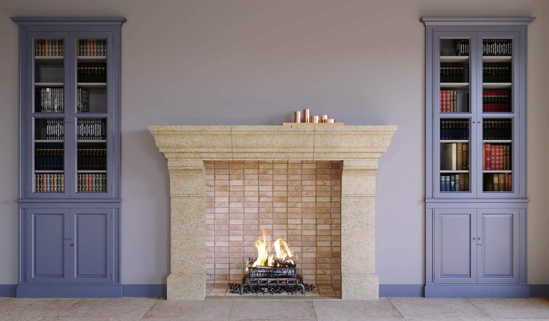 Limestone Fireplace Hearths Fresh Amazon Chester Transitional Real Stone Fireplace Mantel