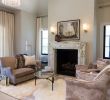 Living Room Design with Fireplace Beautiful Cream and Brown Living Room Boasts A Marble Fireplace Mantle