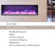 Low Profile Electric Fireplace Awesome Bi 50 Slim Electric Fireplace Indoor Outdoor Amantii