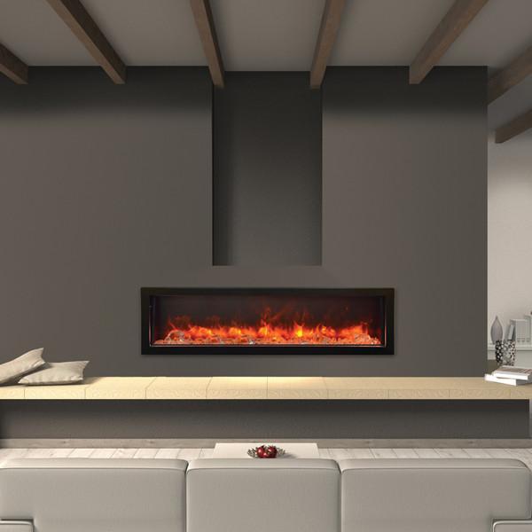 Low Profile Gas Fireplace Luxury Amantii Panorama Built In Deep 60 Inch Electric Fireplace In