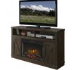 Media Centers with Electric Fireplace Fresh Muskoka Aberfoyle 53" Media Electric Fireplace Rustic Brown Finish