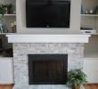 Modern Brick Fireplace Awesome Modern Rustic Painted Brick Fireplaces Ideas 51