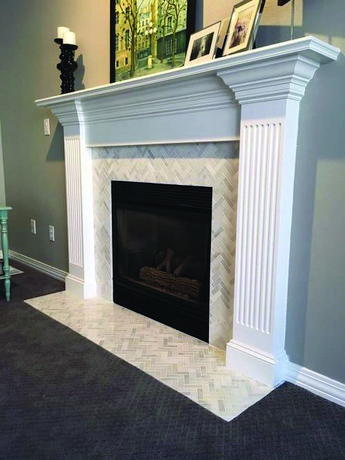 Mosaic Tile Fireplace Best Of Corner Lot Modern Farmhouse