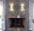 Mosaic Tile Fireplace New Stunning and Creative Use Of Ripple Stream Blue Wavy Mosaic