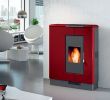 Narrow Electric Fireplace New Piazzetta P936 Pelletstove with A Mere 28 Cm Profile