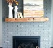 Painted Brick Fireplace Colors Inspirational Gray Fireplace Mantel – Cocinasaludablefo