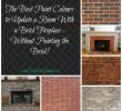 Painted Brick Fireplace Colors New How to Update Your Fireplace – 4 Easy Ideas