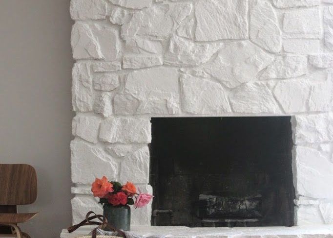 Painted Stone Fireplace Unique 34 Beautiful Stone Fireplaces that Rock