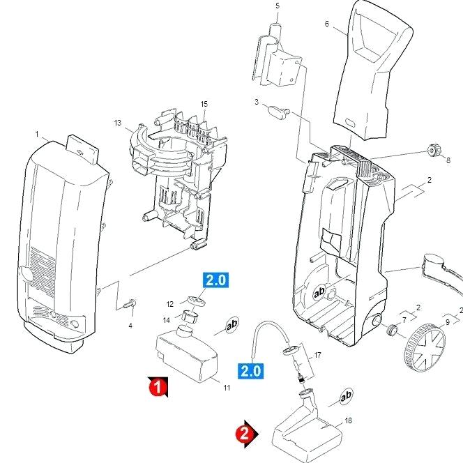 Parts Of A Fireplace Diagram Inspirational Karcher Electric Pressure Washer Parts Diagram