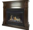 Propane Fireplace Ventless New Pleasant Hearth 46 In Natural Gas Full Size Cherry Vent Free Fireplace System 32 000 Btu