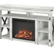 Realistic Electric Fireplace Insert Inspirational Ameriwoodâ¢ Home Wildwood Fireplace Tv Stand for Flat Panel Tvs Up to 60" Distressed White Item