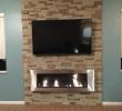 Rebuild Fireplace Inspirational Ventless Fireplace with Airstone Wall All Done for Under