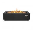 Rectangular Fireplace New Lanesboro Rectangle Steel Propane Natural Gas Fire Pit In