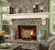 Rock Fireplace Mantel Awesome Pinterest