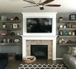 Shelving Around Fireplace Awesome Pin On Fireplace Makeover