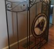 Silver Fireplace Screens Awesome Nfl Stained Glass Fireplace Screen