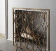 Silver Fireplace Screens Fresh Bird & Branch Fireplace Screen