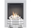 Slimline Fireplace Luxury the Diamond Contemporary Gas Fire In Brushed Steel Pebble