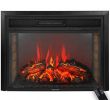 Smokeless Fireplace Logs Lovely 28" 1500w Free Standing Insert Led Log Electric Fireplace