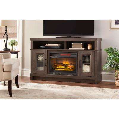 Stand Alone Electric Fireplace Awesome ashmont 54 In Freestanding Electric Fireplace Tv Stand In Gray Oak