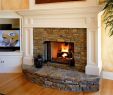 Stone Fireplace Ideas Best Of Raised Hearth Fieldstone Fireplace Traditional Living Room
