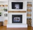 Stone Fireplace Kits Unique Refurbished Fireplaces Built In Shelves Around Shallow Depth