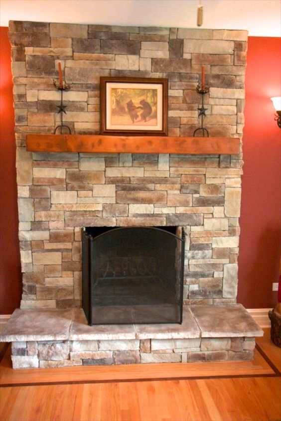 1565a8791ebd af638d922ea4fa7 stone veneer fireplace brick fireplaces