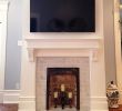 Subway Tile Fireplace New Family Room Custom Mantel with Marble Subway Tile and