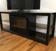 Television Stand with Fireplace Fresh Black Meat & Glass Tv Stand W Electric Heat Fireplace