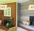 Updated Brick Fireplace Elegant Stucco Over Brick Fireplace Reclaimed Wood Fireplace Cover