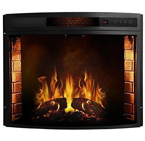 Ventless Electric Fireplace Awesome 26 Inch Curved Ventless Electric Space Heater Built In