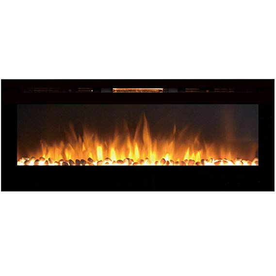 Ventless Gas Fireplace Insert with Blower Elegant Regal Flame astoria 60" Pebble Built In Ventless Recessed Wall Mounted Electric Fireplace Better Than Wood Fireplaces Gas Logs Inserts Log Sets