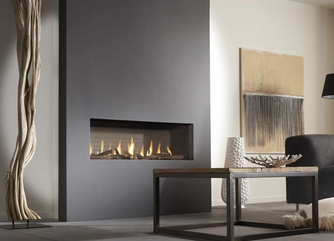 Wall Gas Fireplace New Hole In the Wall Fire This Simple Gas Fire with Logs