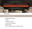 Wall Mounted Fireplace Heater Best Of Bi 88 Deep Electric Fireplace Indoor Outdoor Amantii