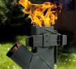 Wood Burning Fireplace Accessory Elegant the Camping Rocket Stove