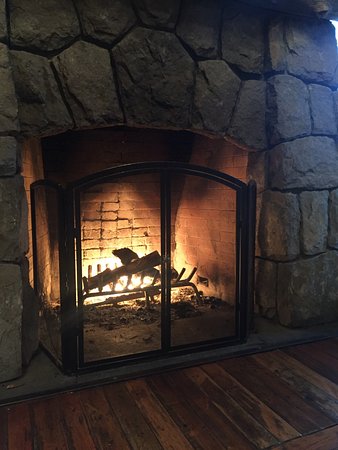 Woodburning Fireplace Awesome Wood Burning Fireplace In the Lobby Picture Of the Ocean