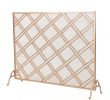 3 Panel Fireplace Screens Inspirational Gdf Studio Jalama Single Panel Iron Fireplace Screen Copper