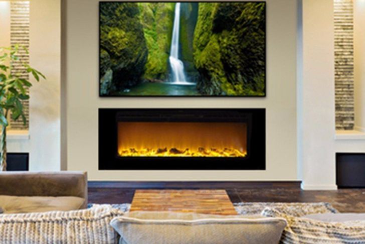 60 Fireplace Luxury Sideline 60 60&quot; Recessed Electric Fireplace In 2019