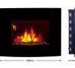 72 Inch Electric Fireplace Elegant Details About Wall Mounted Electric Fireplace Glass Heater Fire Remote Control Led Backlit New