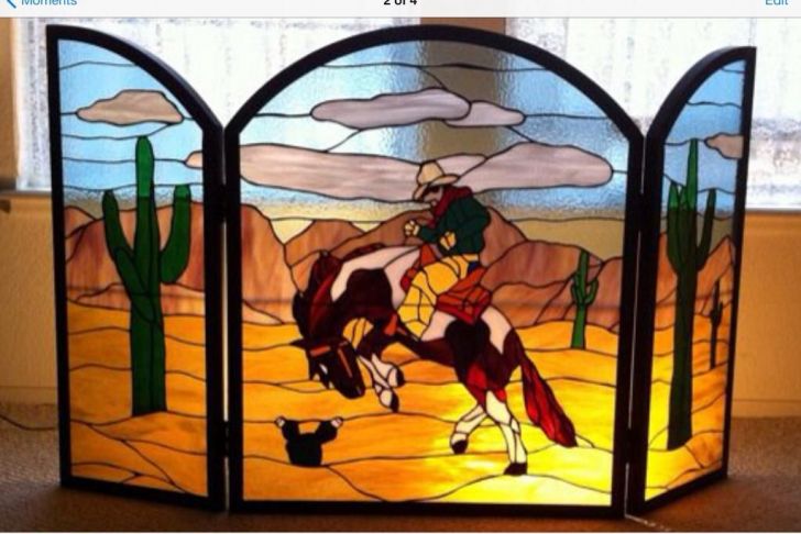 Arnold Fireplace Inspirational Ride Em Cowboy Fireplace Screen From Delphi Artist