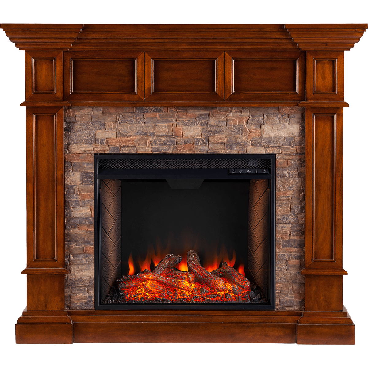 Ashley Furniture Fireplace Insert Fresh southern Enterprises Merrimack Simulated Stone Convertible Electric Fireplace