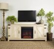 Barn Door Fireplace Fresh White Fireplace Tv Stand