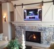 Barn Door Fireplace Tv Stand Awesome Barn Door for the Tv Fireplace