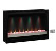 Battery Operated Fireplace Insert Best Of 36 In Contemporary Built In Electric Fireplace Insert