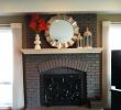 Black Brick Fireplace Awesome Painted Fireplace Not White It Looks Good